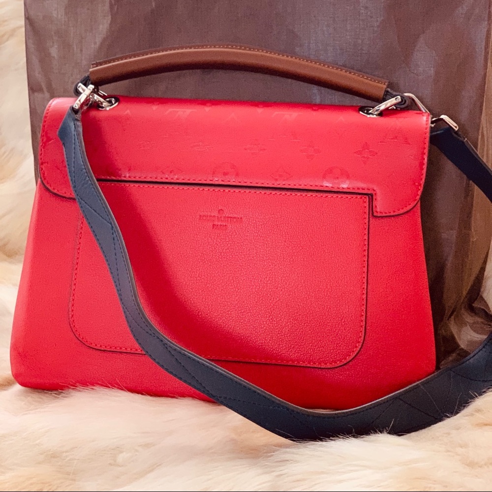 LOUIS VUITTON Very One handle bag with strap red - Picture 2 of 8